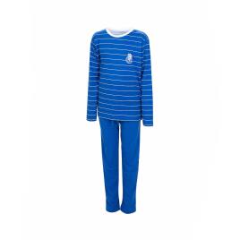 Pijama juvenil Azul Riscas, do 