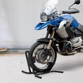 Suporte ajustável da roda da motocicleta do metal do estacionamento da motocicleta para as rodas Ø43/48/53 cm