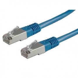 CABLE RED CAT 6 S/FTP 0.5M AZUL BUL