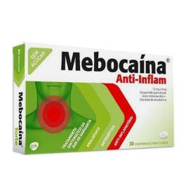 Mebocaina Anti-Inflam 1,2 mg + 3 mg - 30 comprimidos para chupar