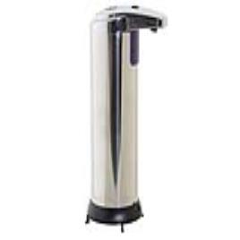 Dispensador de Sabonete Automático com Sensor  Preto Prata ABS (250 ml)