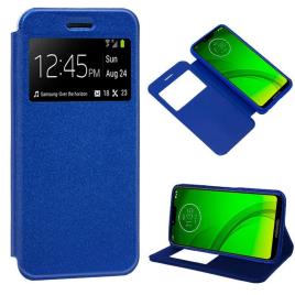 Funda  Flip Cover para Motorola Moto G7 / G7 Plus Liso Azul