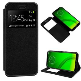 Funda  Flip Cover para Motorola Moto G7 / G7 Plus Liso Negro