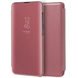 Funda  Flip Cover para Samsung A715 Galaxy A71 Clear View Rosa