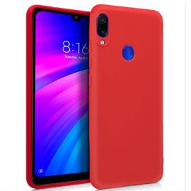 Funda  Silicona para Xiaomi Redmi 7 (Rojo)