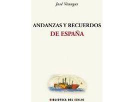 Livro Andanzas Y Recuerdos de José Venegas (Espanhol)