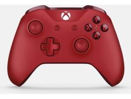 Comando sem fios Xbox One (Vermelho)