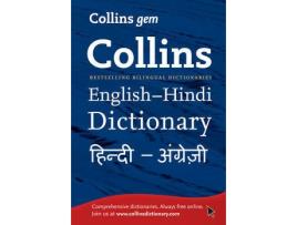 Livro Collins Gem English-Hindi/Hindi-English Dictionary