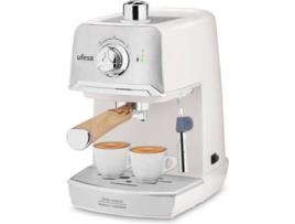 Máquina de Café Manual UFESA CE7238 Cream (20 bar - Café moído e pastilhas)