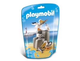 PLAYMOBIL Family Fun: Família de Pelicanos - 9070 (Idade mínima: 4)