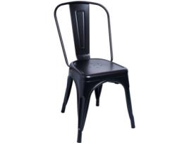 Cadeira REGALOS MIGUEL Torix (Preto - 45 x 86 x 48 cm - Aço Reforçado)