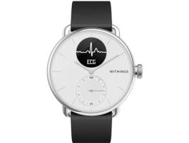 Relógio Desportivo WITHINGS Scanwatch (38mm - SpO2 - Branco)