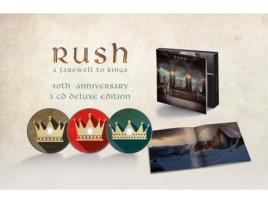 Caixa Vinil Rush - A Farewell To Kings (CD+4 LPs+Blu-ray)