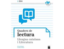 Livro Quadern Llengua 1R.Eso. A Prop. Catalunya 2019 de VVAA (Catalão)