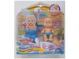Boneca  Bouncin Babies Recém-Nascido Azul 41541