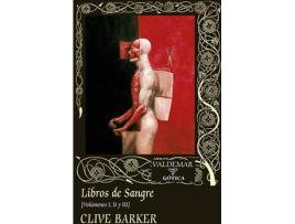 Livro Libros De Sangre. Vol. 1, 2 Y 3 de Clive Barjer (Espanhol)
