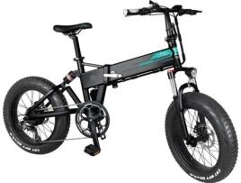 Bicicleta Elétrica de Montanha FIIDO Dobrável 20'' M1 (Autonomia: 60/80 km  Velocidade Máx: 25 km/h)