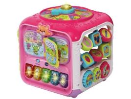 Brinquedo Educativo  Super cube des découvertes rose