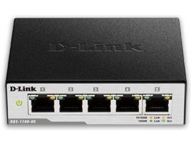 DGS-1100-05 Gerido L2 Gigabit Ethernet (10/100/1000) Cinzento