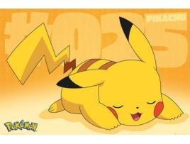 Poster  FP4972 Pokemon Pikachu Adormecido