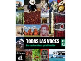 Livro Todas Las Voces A1-A2 de Cesar Chamorro (Espanhol)