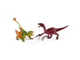 Conjunto de Figuras SCHLEICH Dimorphodon e Therizinosaurus Pequenos