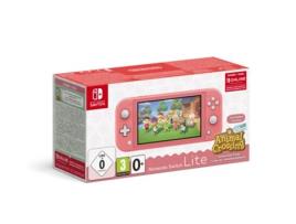 Consola  Switch Lite + Animal Crossing Coral