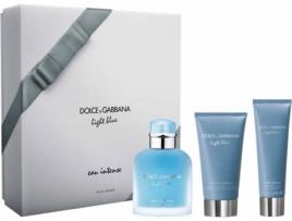 Dolce - Gabbana Light Blue Pour Homme Eau Intense Kit - Eau de Parfum - 100Ml+Shower Gel 50Ml+A/s Balm 75Ml