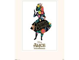 Print  30X40 Cm Alice In Wonderland Silhouette