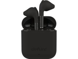 Auriculares Bluetooth True Wireless DEFUNC Slim (In Ear - Preto)