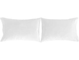 2 Fronhas de Almofada  Pure (Branco - 100% Percal Algodão - 50x75 cm)