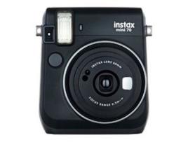 Máquina Fotográfica Instantânea  Instax Mini 70 (Preto - Obturação: 1/2 a 1/400 sec. - 2x CR2/DL)