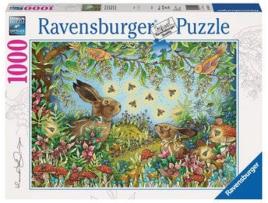 Puzzle RAVENSBURGER Nocturnal Forest Magic (1000 Peças)
