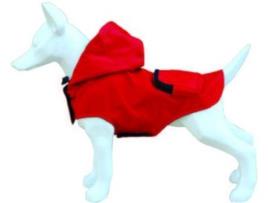 Capa de Chuva para cães FREEDOG Bolso 45 cm Vermelho