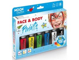 Pack  de 6 Maquilhagens para Cara e Corpo de Primary (Halloween - 12 ml)