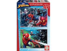 Conjunto de 2 Puzzles EDUCA BORRAS Spiderman (100 Peças)