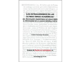 Livro Los Extranjerismos En Las Ultimas Obras Academicas de Cristina Fernanfez (Espanhol)