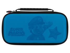 Bolsa de Transporte GAME TRAVELER Super Mario Deluxe para Nintendo Switch (Azul)