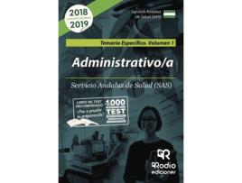 Livro Administrativos. Servicio Andaluz de Salud (SAS). Temario Específico. Volumen 1 de Ana Pilar Sosa García (Espanhol - 2018)