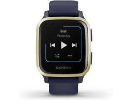 Relógio Desportivo GARMIN Venu SQ Music (Bluetooth - Até 6 dias de autonomia - Azul)