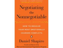 Livro Negotiating The Nonnegotiable de Daniel Shapiro