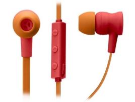 Auriculares Bluetooth SBS Pop Collection (In Ear - Microfone - Vermelho)