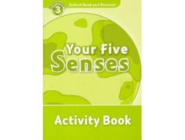 Livro Oxford Read and Discover 3: Your Five Senses Activity Book