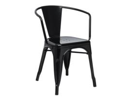 Cadeira de Refeição  Lix (Preto - Aço - 72 x 53 x 45 cm)