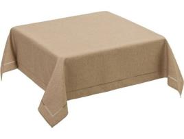 Toalha de mesa LOLAHOME Clássico  Bege (Tecido - 150x150 cm)