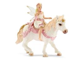 Figura SCHLEICH Elfa com Pónei