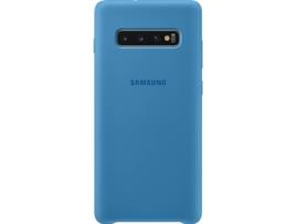 Capa SAMSUNG Galaxy S10+ Silicone Cover Azul