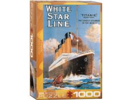 Puzzle 2D  Titanic White Star Line 1000 pcs (1000 peças)