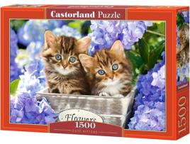 Puzzle CASTORLAND Cute Kittens (1500 Peças)