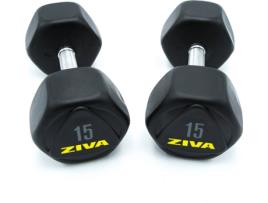 Conjunto de 2 Halteres ZIVA ZIVA-0760 (15 kg)